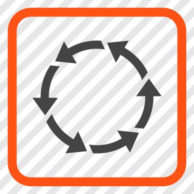 Bir çerçeve içinde CCW vektör simge döndürmek