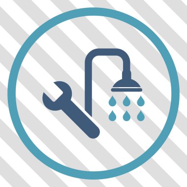 Sıhhi tesisat vektör simgesi