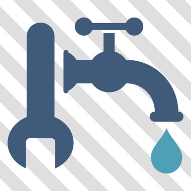 Sıhhi tesisat vektör simgesi
