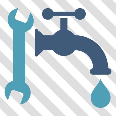 Sıhhi tesisat vektör simgesi