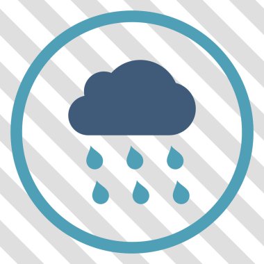 yağmur bulutu vektör simgesi