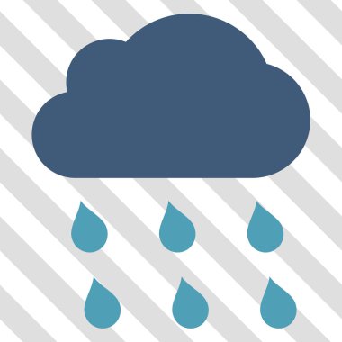 yağmur bulutu vektör simgesi