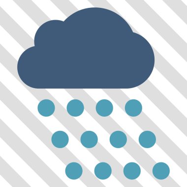 yağmur bulutu vektör simgesi