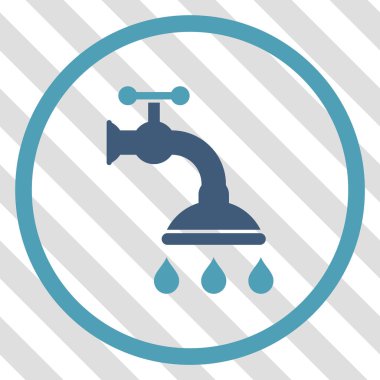 Duş musluk vektör simgesi