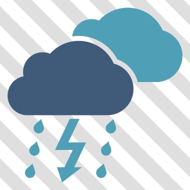 Fırtına bulutları vektör simgesi