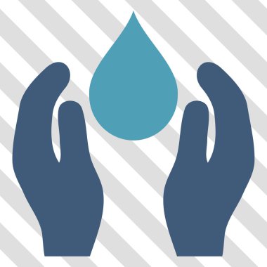 Su bakım vektör simgesi