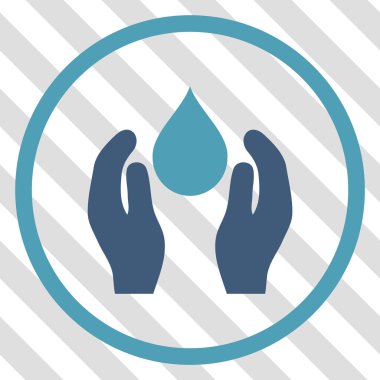 Su bakım vektör simgesi