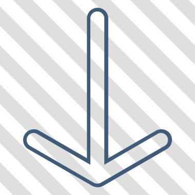 ok aşağı vektör simgesi