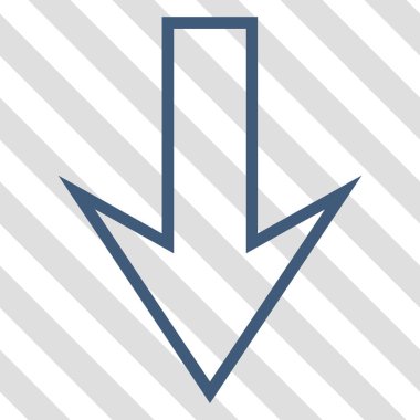 ok aşağı vektör simgesi