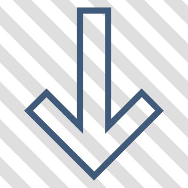 ok aşağı vektör simgesi