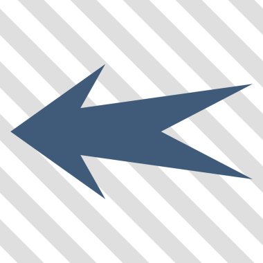 Ok sol vektör simgesi