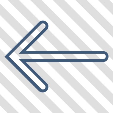 Ok sol vektör simgesi