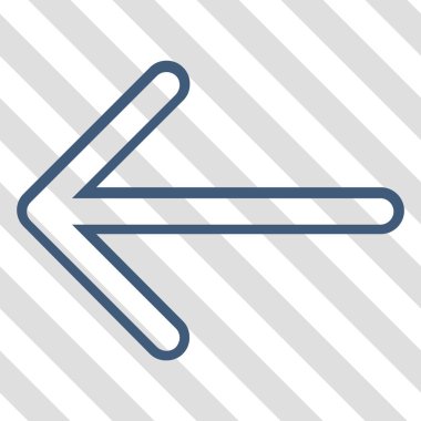 Ok sol vektör simgesi