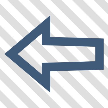 Ok sol vektör simgesi