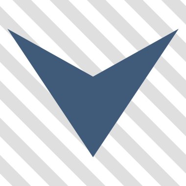 Vektör simgesi aşağı ok ucu