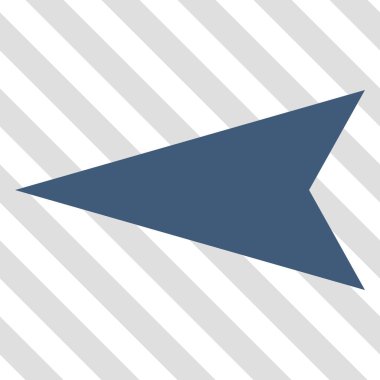 Ok ucu sol vektör simgesi