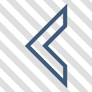 Ok ucu sol vektör simgesi