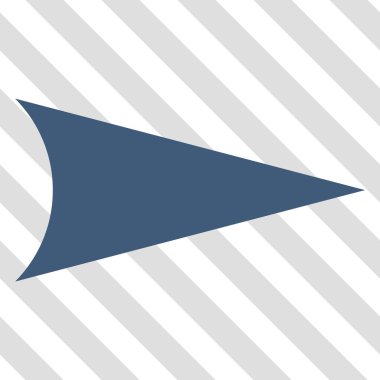 Ok ucu doğru vektör simgesi