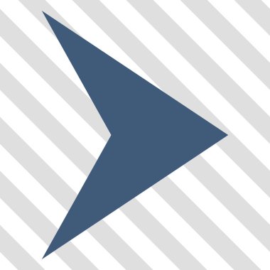 Ok ucu doğru vektör simgesi