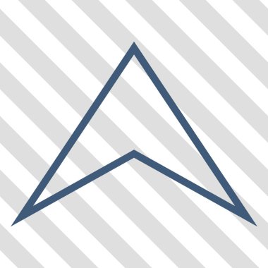 Vektör simge yukarı ok ucu