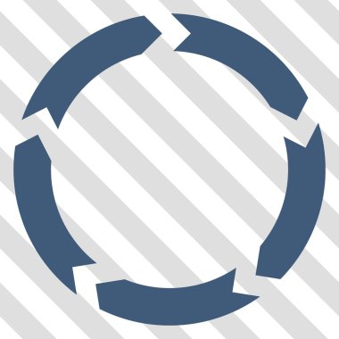 Dolaşım vektör simgesi