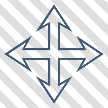 Oklar vektör simgesini genişletin