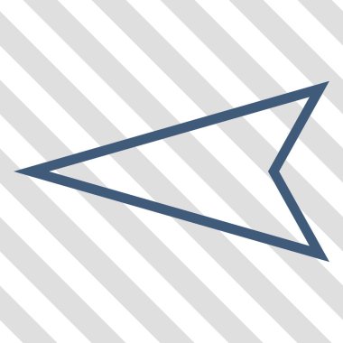 İşaretçi sol vektör simgesi