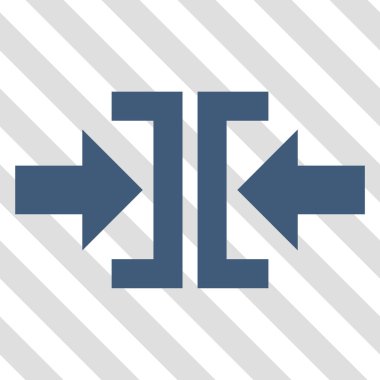 Basın yatay yöndeki vektör simgesi