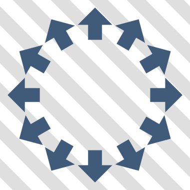 Radyal okları vektör simgesi