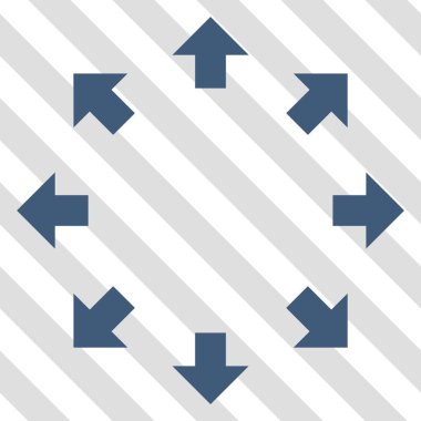 Radyal okları vektör simgesi