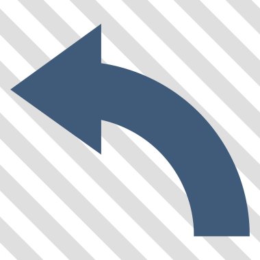 Döndürme sol vektör simgesi