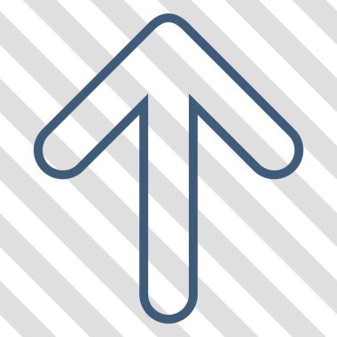 Vektör simge yukarı yönlü ok