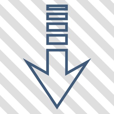 Aşağıya vektör simgesi gönder