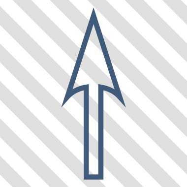 Vektör simge yukarı ok keskin