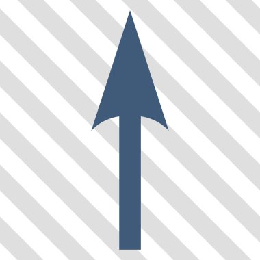 Vektör simge yukarı ok keskin