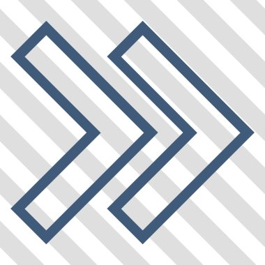 Üst karakter doğru vektör simgesi