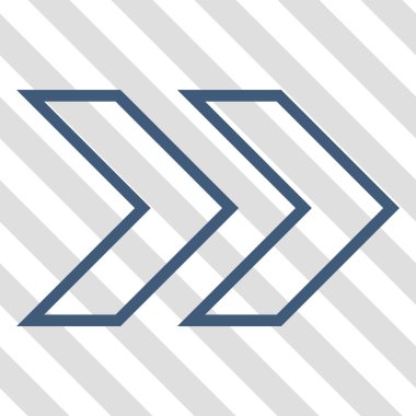 Üst karakter doğru vektör simgesi