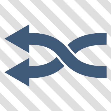 Shuffle oklar sol vektör simgesi