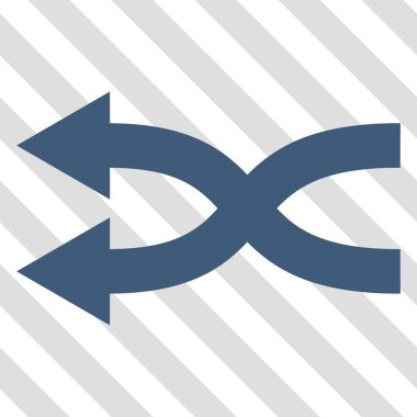 Shuffle oklar sol vektör simgesi