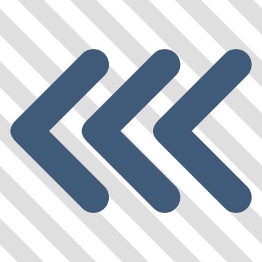 Üçlü ok ucu sol vektör simgesi