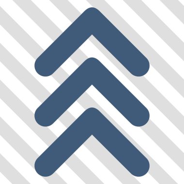 Vektör simge yukarı çift ok ucu