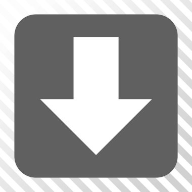 Yuvarlatılmış Kare düğme aşağı ok