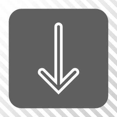 Yuvarlatılmış Kare düğme aşağı ok