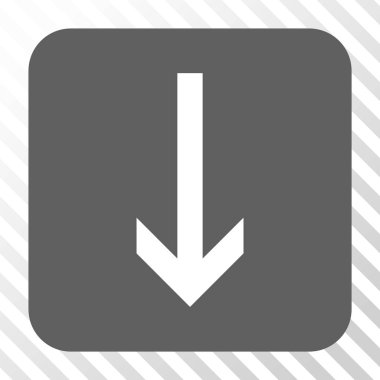 Yuvarlatılmış Kare düğme aşağı ok