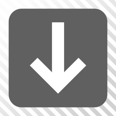 Yuvarlatılmış Kare düğme aşağı ok