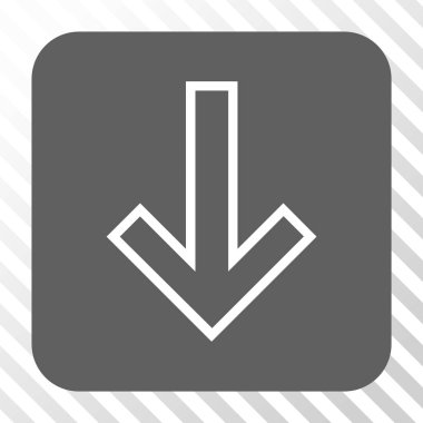 Yuvarlatılmış Kare düğme aşağı ok