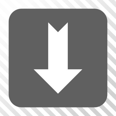 Yuvarlatılmış Kare düğme aşağı ok