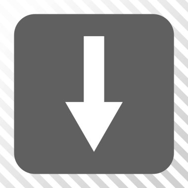 Yuvarlatılmış Kare düğme aşağı ok