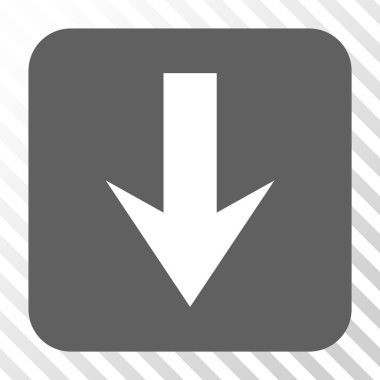 Yuvarlatılmış Kare düğme aşağı ok