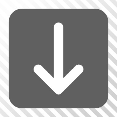 Yuvarlatılmış Kare düğme aşağı ok